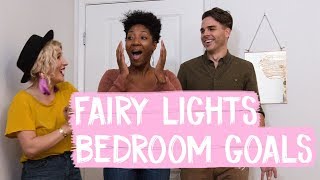 Fairy Lights Bedroom Makeover Goals  Mr Kate Decorates [upl. by Emelin95]