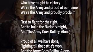 The Army Song with lyrics performed by The United States Army Band [upl. by Honig]