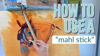 How to use a mahl stick [upl. by Anaoy629]