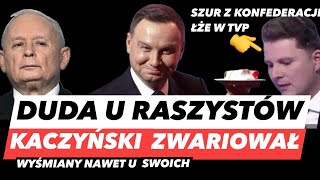 DUDA NA URODZINACH LUDZI PUTINA – ŁAJDACTWO KACZYŃSKIEGO❗️REZYDENT WYŚMIANY I SZUR ŁŻE W TVP [upl. by Harri]