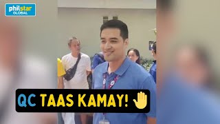 Pasig Mayor Vico Sotto nadiskubreng tagaQC pala ang nagpropotesta sa harap ng Pasig City Hall [upl. by Koch]