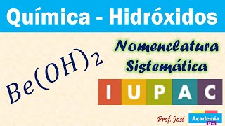 Hidróxido de Berilio  Nomenclatura sistemática o IUPAC y formulación [upl. by Sik]