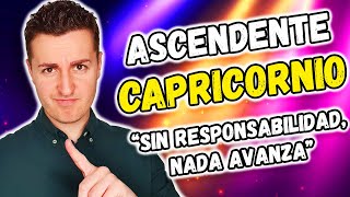 ⭐ ASCENDENTE CAPRICORNIO Significado características y consejos  Astrología [upl. by Liatris184]