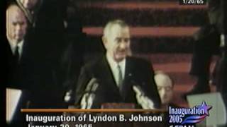 President Johnson 1965 Inaugural Address [upl. by Aerda]