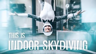 THIS IS INDOOR SKYDIVING  Ekstremsportveko [upl. by Novyert41]