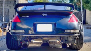 DURAFLEX NISMO SPOILER REVIEW 350Z N3 FRP [upl. by Vernen816]