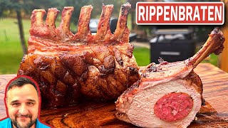 RIPPENBRATEN vom Spanferkel  Klaus grillt [upl. by Esital]