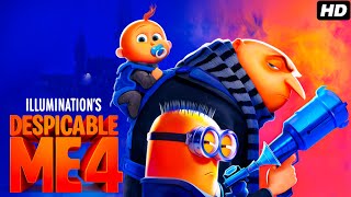 Despicable Me 4 2024 Full English Movie  Steve Carell Kristen Wiig Pierre Coffin  Review amp Facts [upl. by Chic]