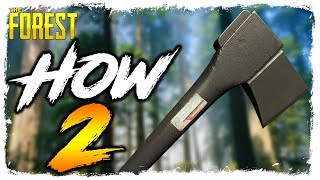 The Forest  HOW TO FIND THE MODERN AXE  Updated Location [upl. by Olimreh]