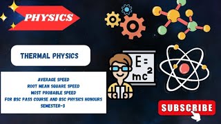 Average speed Root mean square speed and most probable speed [upl. by Notaek464]