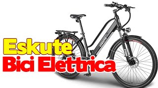 ESKUTE E Bike Citybike Bici Elettrica 28 Pollici per Donna amp Uomo [upl. by Dahcir]