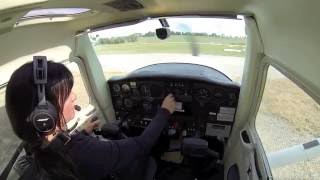 First Solo  Cessna 152 Coldstream [upl. by Gnouv515]