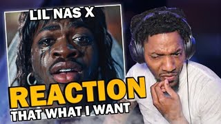 Lil Nas X  THATS WHAT I WANT REACTION [upl. by Vigen]