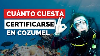 Me certifiqué en Buceo en COZUMEL🤿 Cuánto cuesta [upl. by Anderson]