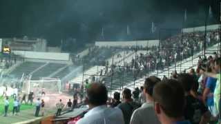 PAOK vs Rapid Wien  Fight before the game [upl. by Trini]