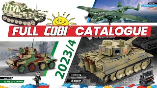 Complete COBI catalogue 20234  Tanks armored cars planes cars [upl. by Tanhya]