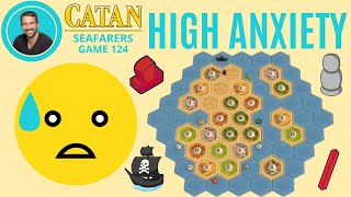 CATAN SEAFARERS  High Anxiety NO ORE Setup  Game 124 [upl. by Brotherson]