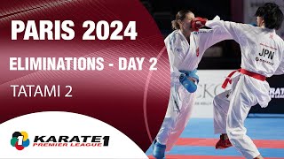 Karate1 PARIS  Day 2 – ELIMINATIONS  Tatami 2  WORLD KARATE FEDERATION [upl. by Bobbye789]