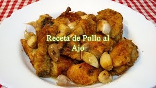 Pollo frito al ajo  receta fácil y rápida [upl. by Ynahirb]