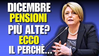 PENSIONI DICEMBRE COSA CÈ DI DIVERSO QUESTANNO [upl. by Asylla391]