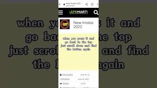 HOW TO UPDATE REBORN IMOBA 2022 must watch [upl. by Zahc706]