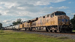 UP Mixed Freight South through Maringouin LA [upl. by Avner]