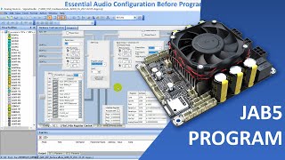 How to Program WONDOM JAB5 Sigma DSP ADAU1701 I2S amp Analog Input Port w SigmaStudio amp Demo Program [upl. by Xila]