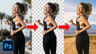 How To Change a Background in Photoshop [upl. by Einhoj965]