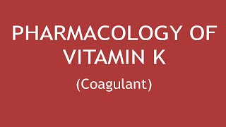 MCQ on Coagulant and Anticoagulant Drugs  Part1  Pharmacology2  Solve With Anurag Jaiswal [upl. by Notsur]