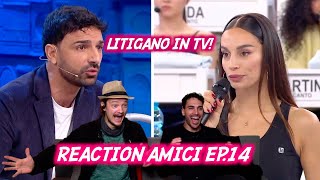 Todaro Offende i Professionisti  Reaction Amici ep14 [upl. by Lotsirhc]