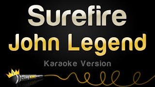 John Legend  Surefire Karaoke Version [upl. by Haldis708]