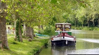 Cruising through the beautiful canals and rivers of France [upl. by Niwle]