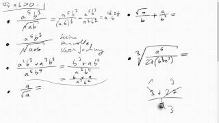 09D4 Ausdrücke mit Potenzen und Wurzeln umformen [upl. by Noitna]