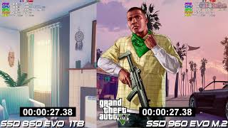 Samsung 960 Evo Vs 860 Evo SSD  Loading Times  GTA 5 [upl. by Nierman254]