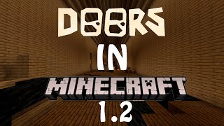 DOORS IN MINECRAFT CHRISTMAS UPDATE  No Mods Or Addons  Command Block Creation [upl. by Conlin]