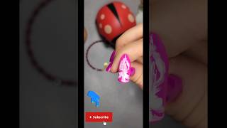 Nail art Trendy designs Easy tutorialsshorts nailart ladybugnails [upl. by Enelad]