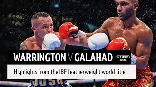 Josh Warrington v Kid Galahad official highlights [upl. by Annayehc398]