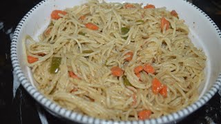 Veg Hakka Noodles Restaurant Style Vegetable Noodles  Spicy Noodles [upl. by Llewkcor]