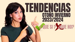 MODA ¿que se va a llevar TENDENCIAS otoño invierno 2023  2024 [upl. by Britton]