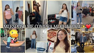 MI ESPOSO ME COMPRA ROPA NUEVA✨️❤️Todo el Dia en la plaza🛍Rompí la Dieta🥲🍕 [upl. by Michelle826]