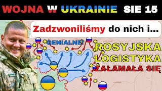 15 SIE Katastrofa Kurska Ukraińcy Blokują i NISZCZĄ Rosyjskie Posiłki Wojna w Ukrainie Wyjaśniona [upl. by Sylram]