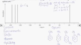 How2 Interpret a carbon13 NMR spectrum [upl. by Kial301]