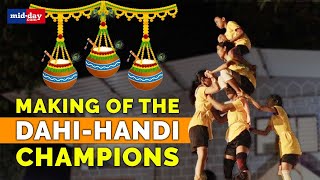 Janmashtami 2023 How Dahihandi champions are made [upl. by Payne112]