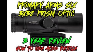 Primary Arms 3x prism scope review [upl. by Ahsal]