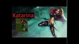 11 LOL SKINS Katarina Skins [upl. by Tekcirc]