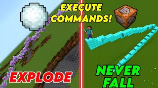 Top 10 Most Amazing Minecraft Execute Commands For BedrockPe [upl. by Llenrev]