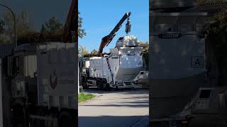 GARBAGE TRUCK MERCEDES BENZ AROCS Müllwagen Altpapier Entsorgung Stadtwerke Rosenheim Germany 2024 [upl. by Gruver]