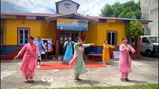 daraudi kholi tirai tir cover dance by ecec montessori teacher group 😊😊😊 [upl. by Enyawud]