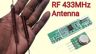 How to make RF433MHz Antenna 📡 Elab Industrial [upl. by Nawotna362]