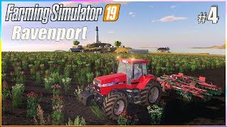 FS19  Ravenport  4 Maíz comenzando desde barbecho Gameplay PC [upl. by Ahsertal]